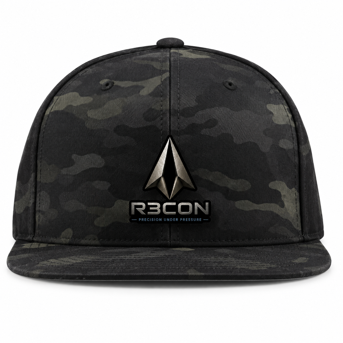 R3CON Dark Camo Flat-Brim Hat
